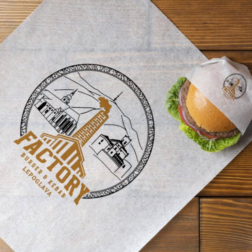 Restoran Factory - grafika i elementi vizualnog identiteta