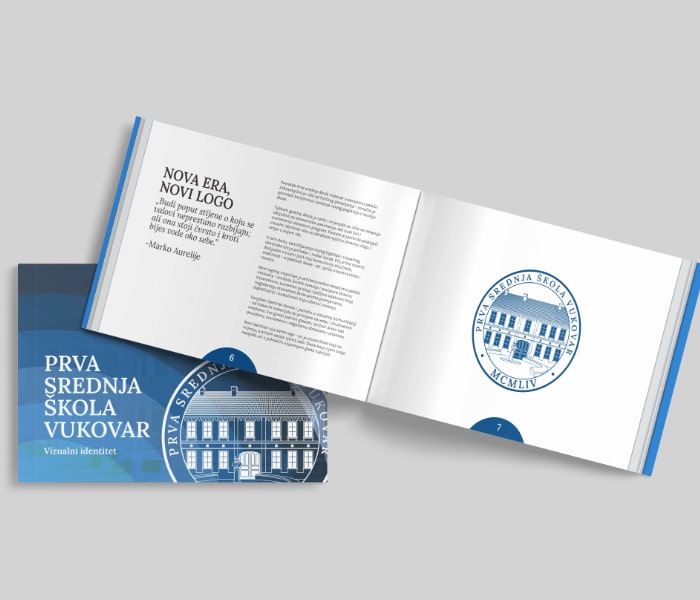dizajn novog logotipa za srednju školu