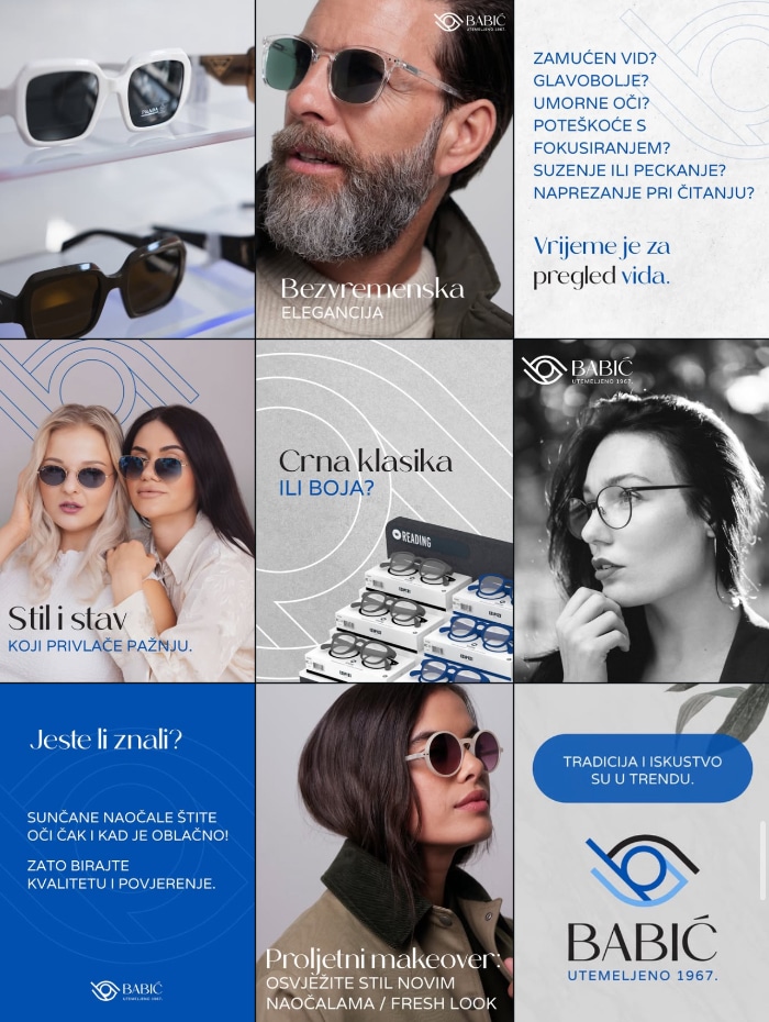 brending za društvene mreže optike