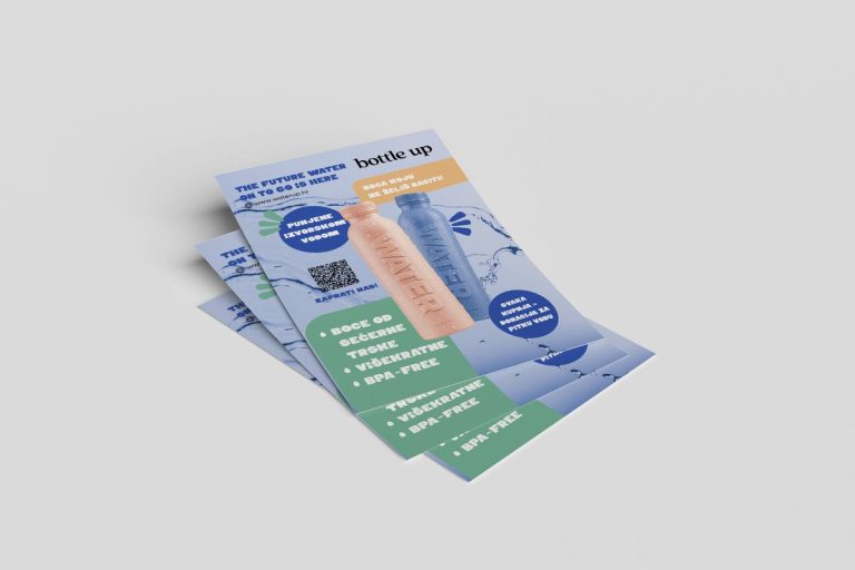 Dizajn promotivnog letka - rad iQ Agencije