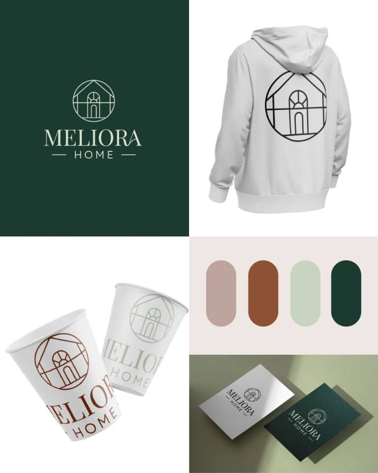 Dizajn logotipa i vizualnog identiteta za brend Meliora - rad iQ Agencije