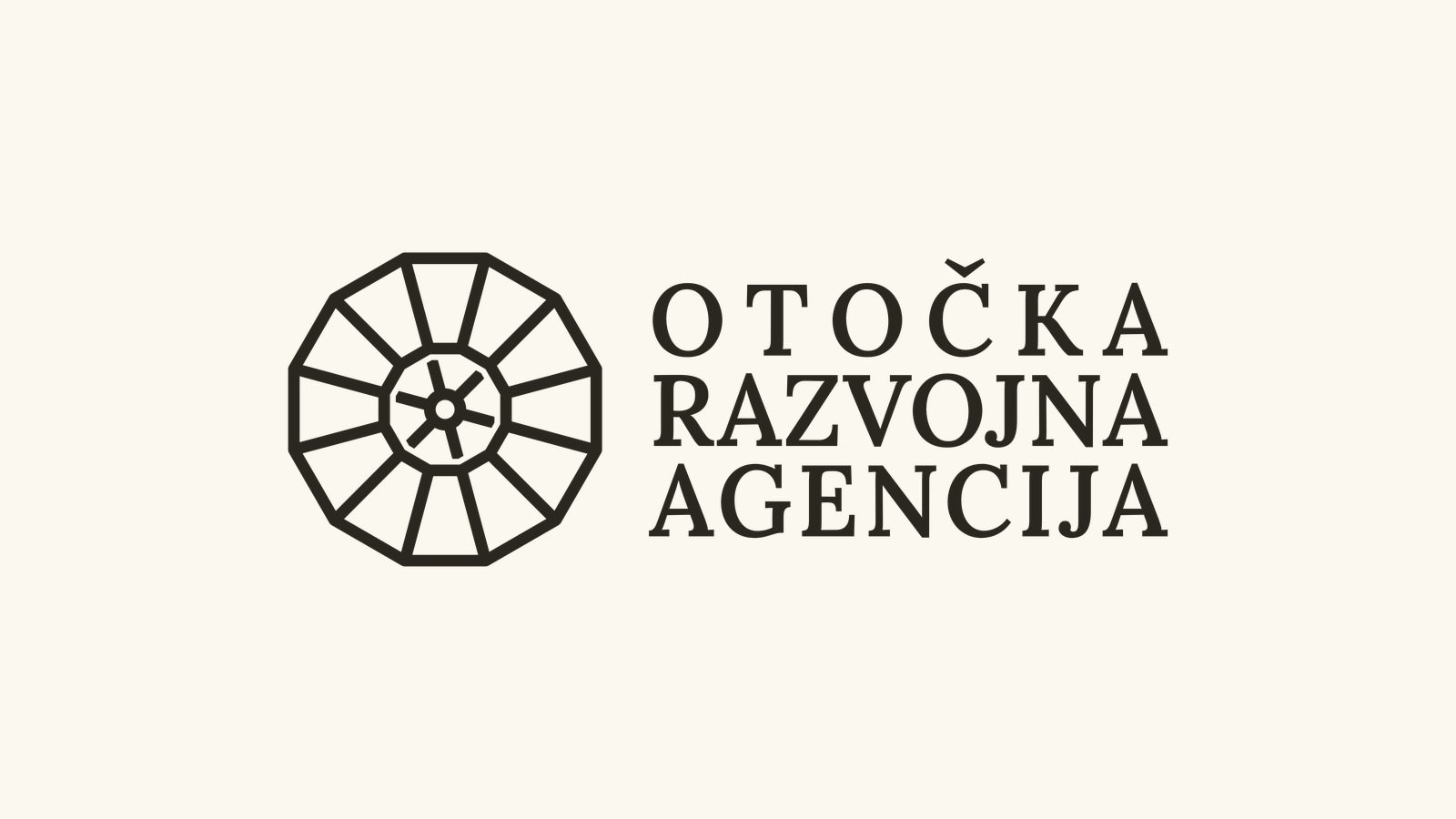 Osnovni logotip Otočke razvojne agencije s punim nazivom