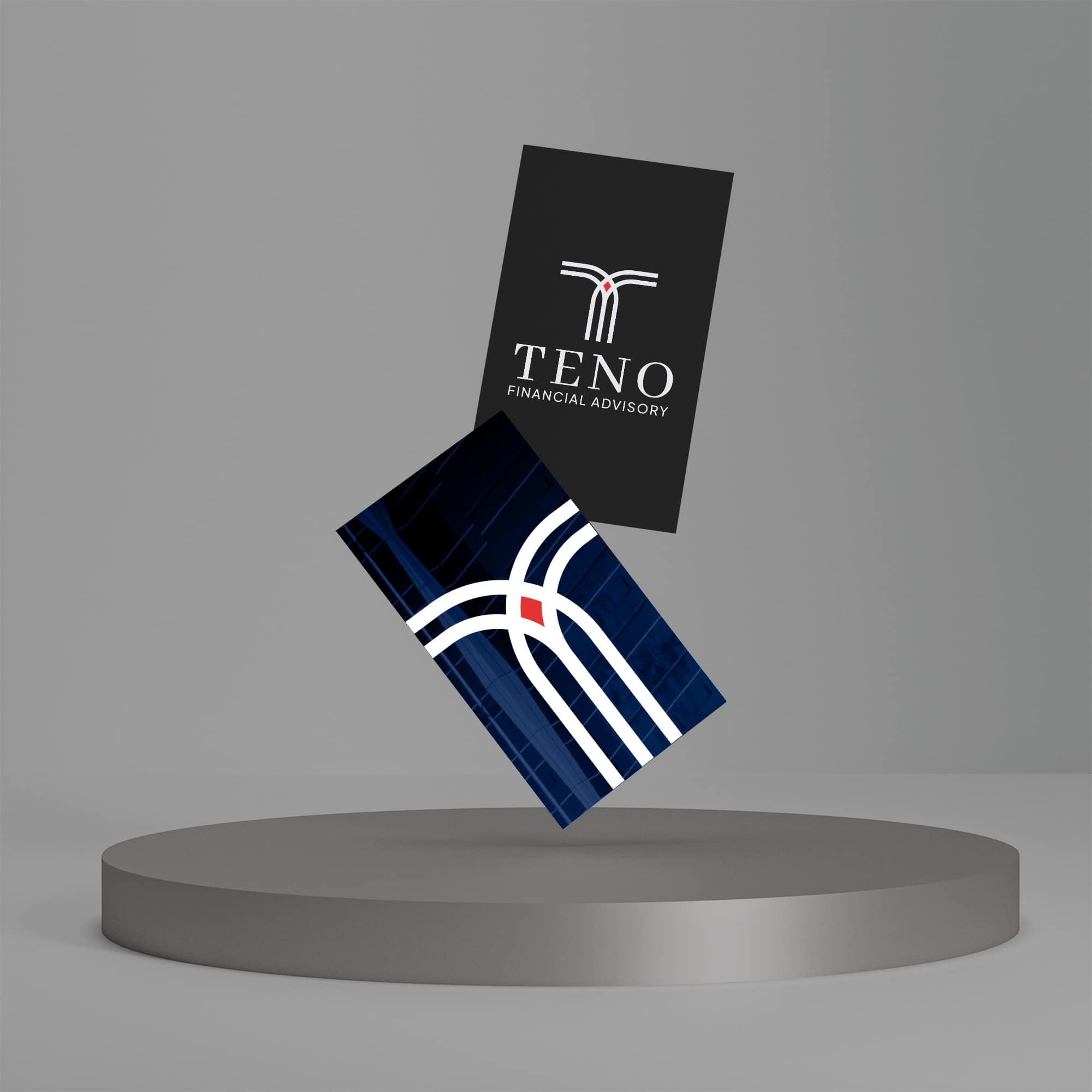 Dizajn vizitki TENO Financial Advisory