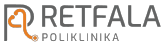 Logo i referenca Poliklinike Retfala za dizajn i izradu web stranice i vođenje društvenih mreža